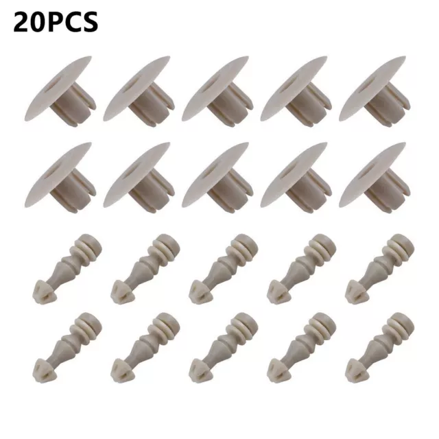 Compatible avec pour Chrysler Door Trim Panel Clip Push Retainer (20 pièces)