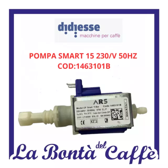 Ricambio Originale Pompa Smart  15 230V/50Hz X Macch. Caffe' Didiesse Frog/Didi'