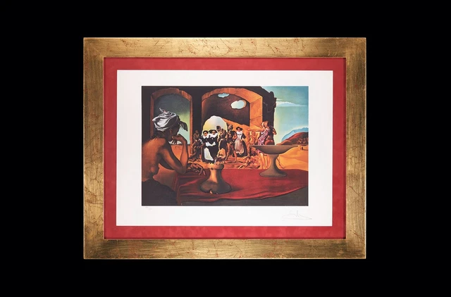 Salvador Dalí – 1940 – Mercado De Esclavos – Litografía