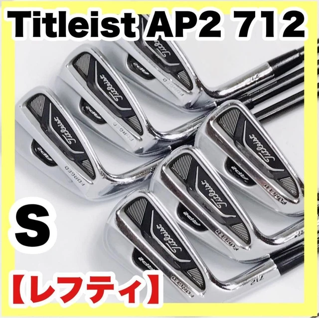 TITLEIST AP2 712 Iron Set Golf Club Lefty 5,6,7,8,9,P USED 743.07
