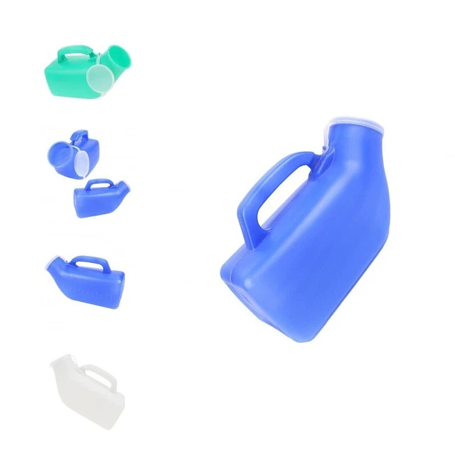 1000 ml Urinaltrichter tragbar ergonomisches Design Seniorenbett Männer Urinal Kunststoff