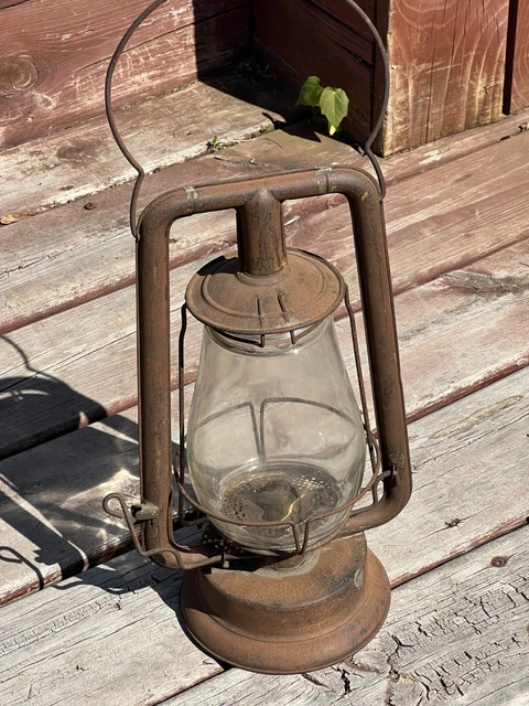 Antique C.T. Ham Mfg. Co No. 0 Clipper Lantern Clear Globe Antique C.T. Ham Mfg. Co No. 0 Clipper Lantern Clear Globe