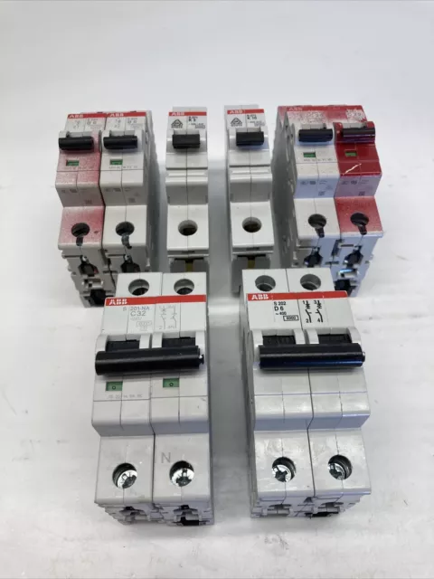 Lot Of 8 ABB Circuit Breaker Resale Lot | U.S.A. SELLER | USED…???