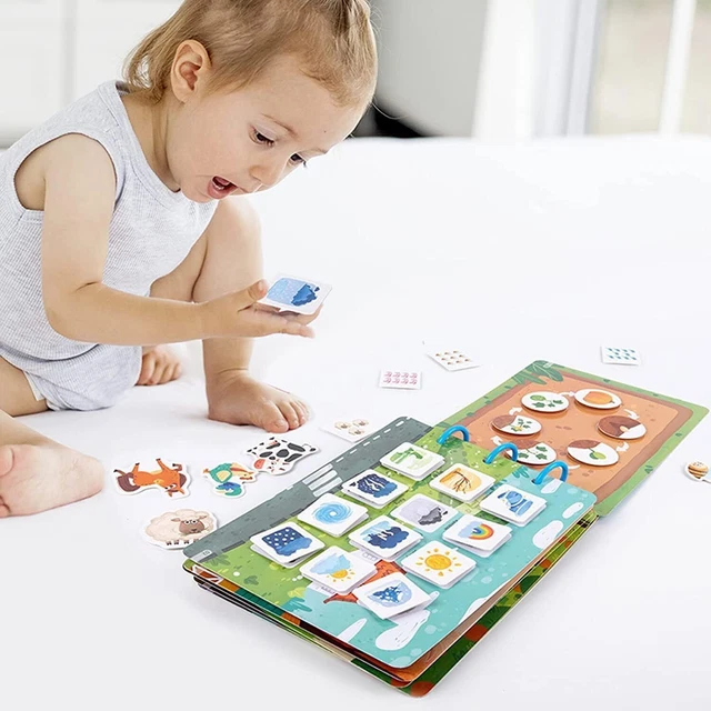 Montessori Quiet Book for Toddler Preschool Educational Montessori Busy Book NEW 3