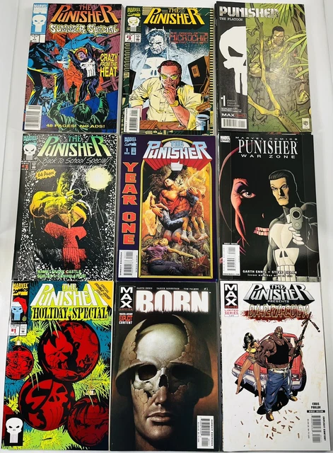 Lot Of 74 Punisher  14 Mini Series + 20 One Shots Marvel Max Mk 1991-2022 Born
