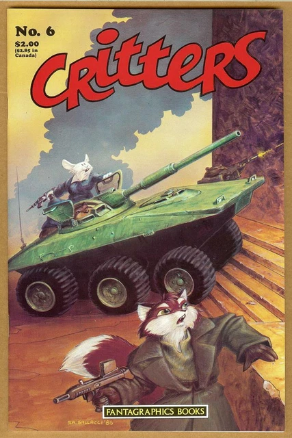 Critters #6 NM- (1986 Fantagraphics) Usagi Yojimbo