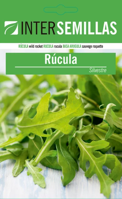 Semillas de Rucula silvestre aromaticas sobre sellado