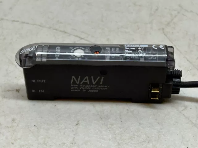 Sunx Fx-311 / Navi Photoelectric Sensor With Visible Indicator / Used As Sample