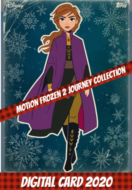 topps Disney Collect Anna Frozen 2 Journey Collection Vintage Motion Character