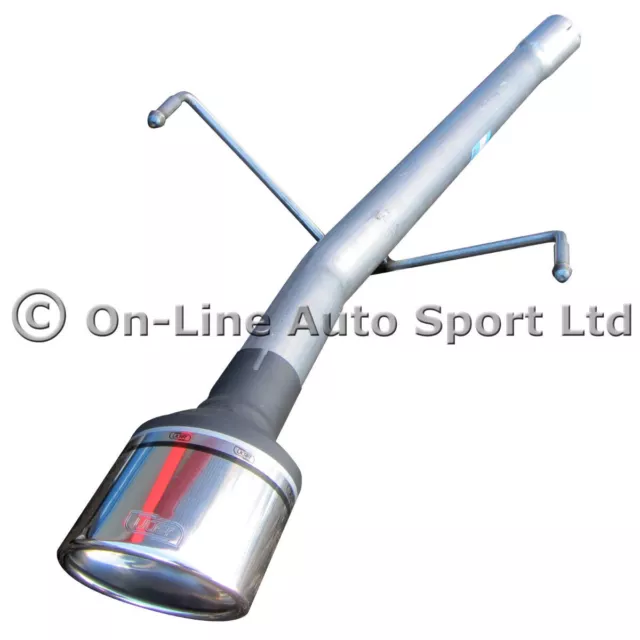 Astra Mk5 1.9 CDTi Hatch Silencer Delete Exhaust Rear Tailpipe - ULTER OVAL TIP