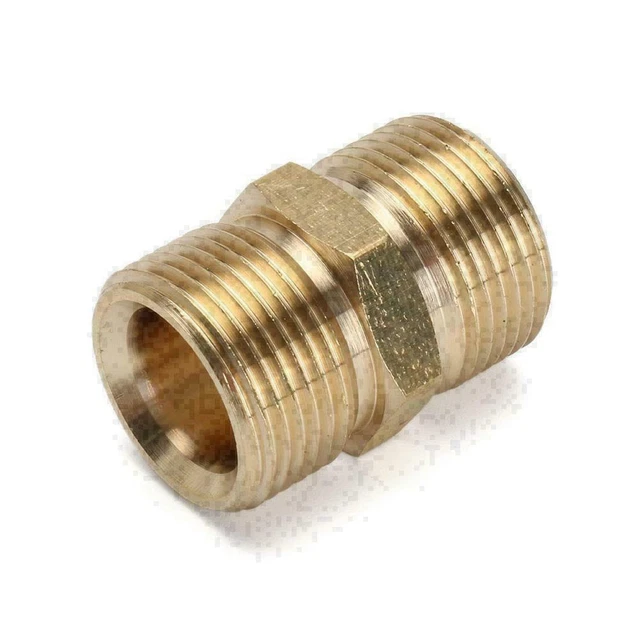 M22 Männlicher M -Adapter -Druck Waschmaschine Brass Schlauch Karmer B8 O6N6