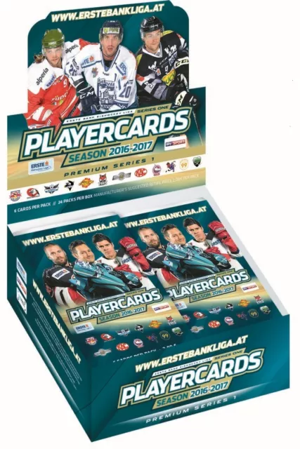 EBEL Playercards 2016/17: 4x Serie 1 oder 2 Karten frei wählbar Eishockey