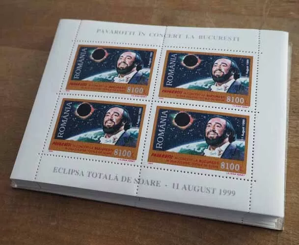 1999 Rumänien; 100 Kleinbögen Konzert, postfrisch/MNH, MiNr. 5425, ME 1000,-