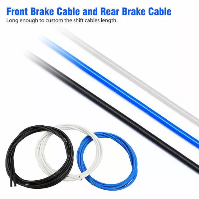 High Quality Mountain Bicycle Bike Gear Brake Cable Inner Outer Front & Rear Set