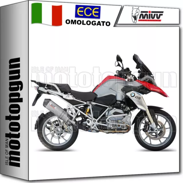 Mivv Scarico Omologato Oval Titanio Cc Bmw R 1200 Gs Adventure 2013 13 2014 14