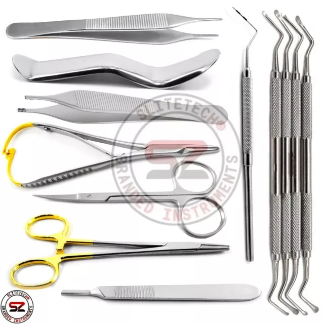 Implantat-Oralchirurgie-Set Lucas Curette Zahnheilkunde Chirurgische Instrumente