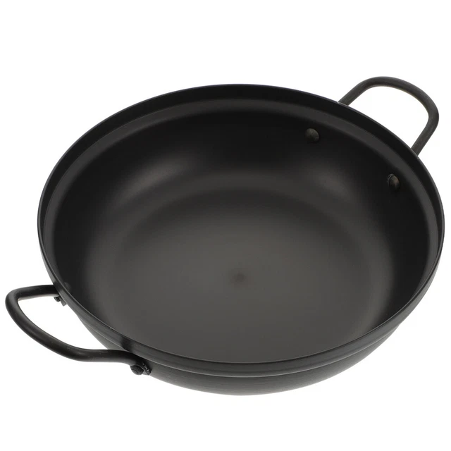 Sartén de paella tortilla de vapor sartén profunda para chef
