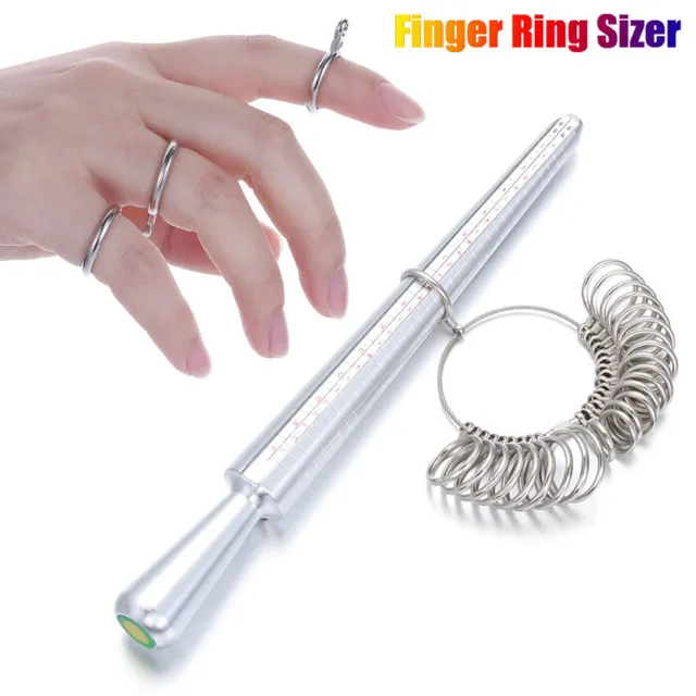 Stick UK/US Metal Sizer Accessories Ring Professional Mandrel Finger Jewelry