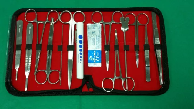 58 Pc Minor Surgery Dissection Dissecting Student Kit Surgical Instruments