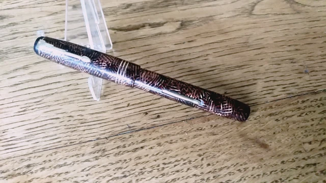 Stylo Plume Ancien En Or Massif 18k Et Bakélite Vers 1930 - Occasion - Plume En Or - Petit Modèle