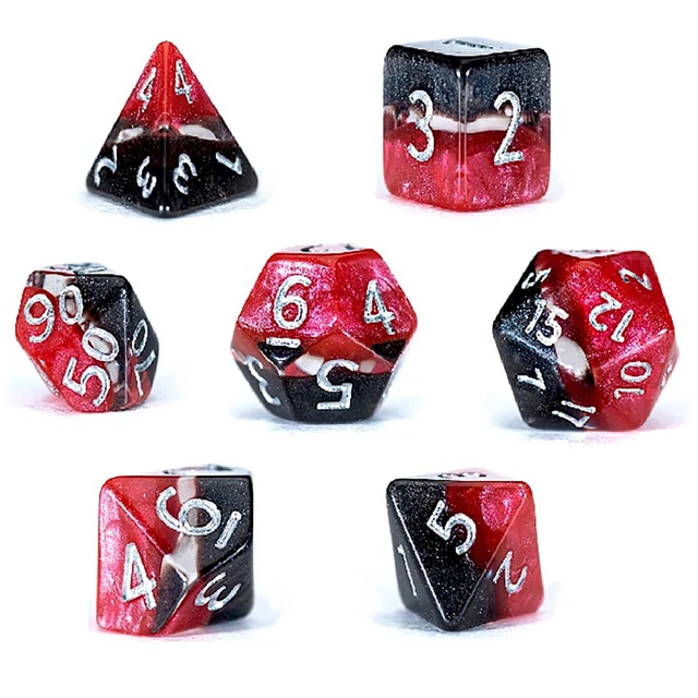 Gate Keeper Games & Dice: Mighty Tiny Dice: Lava Rocks - 7 pc - RPG  (US IMPORT)