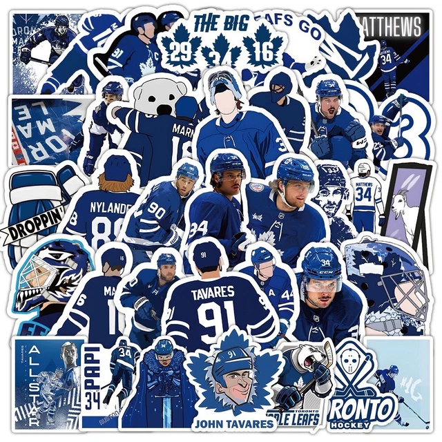 50 PCS NHL Toronto Maple Leafs Stickers Collection Vinyl Waterproof
