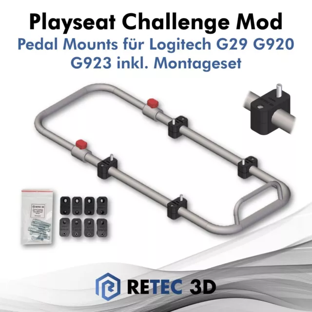 PLAYSEAT CHALLENGE MOD - Logitech G29 G920 G923 Pedal Mounts EUR 14,99 -  PicClick DE