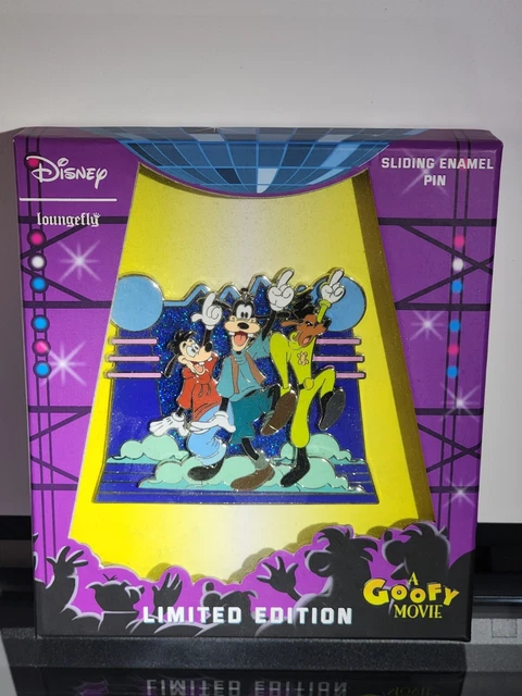DISNEY LOUNGEFLY - A Goofy Movie Sliding Enamel Pin - Limited Edition