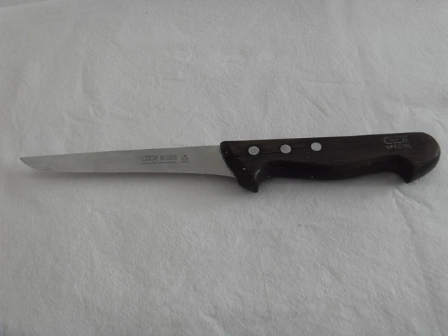 Güde  Spezial Chefmesser Kochmesser , Handabzug , Alte Serie , Holzgriff, Selten