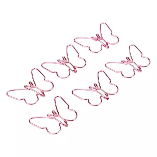 Butterfly Shape Paper Clips Assorted Colors Bookmark Clip Popularity   Office