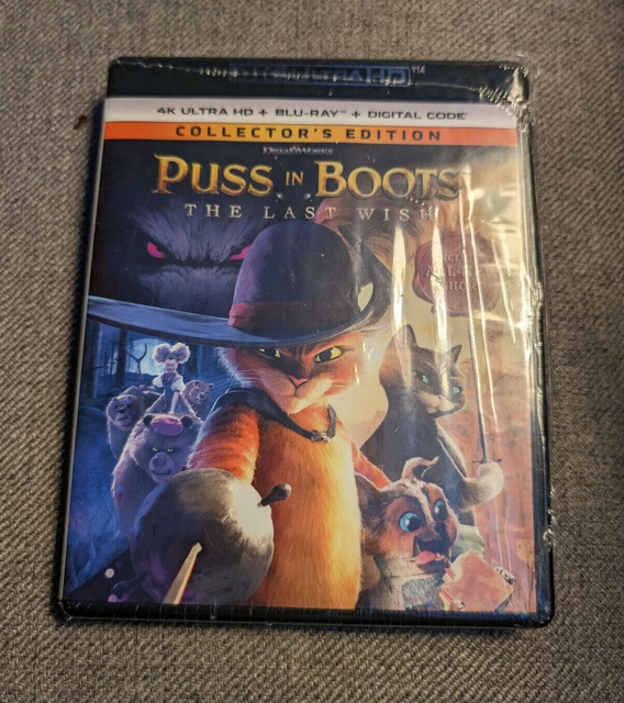 PUSS IN BOOTS: The Last Wish 4K UHD Blu-ray Like New $9.99 - PicClick