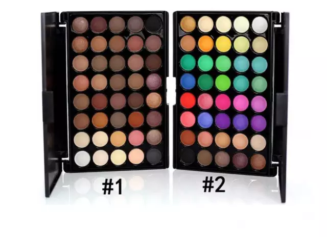 Eyeshadow Palette Makeup 40 Color Cream Eye Shadow Matte Shimmer Set Cosmetic 2