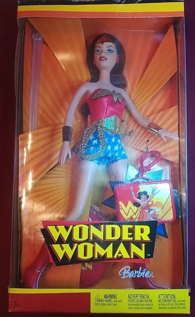BARBIE WONDER WOMAN 2003- NEW - Never Removed from Box W/outfit And Accessories