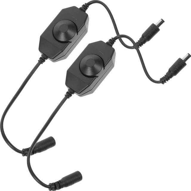 2 piezas Bomblos Recargables Para Ápagones Modulador de Luz Interruptor Rotativo Mini