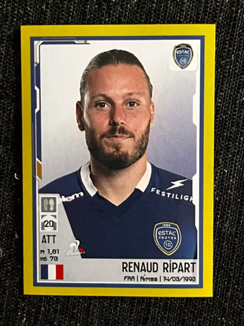 Sticker Panini Championnat Foot 2022 Renaud Ripart Strasbourg # 477 Mint New