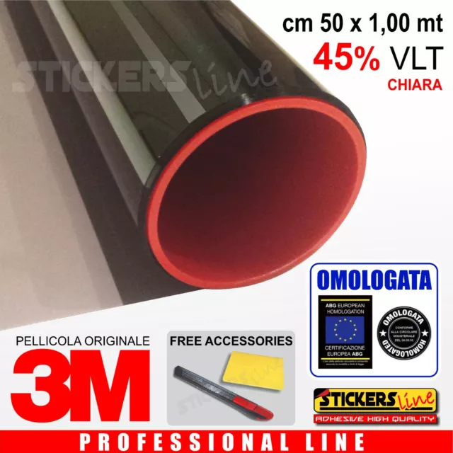 Película Apagón Vidrio Coche Black Shade 3M™ BS 45% Claro Homologada CM 50x100