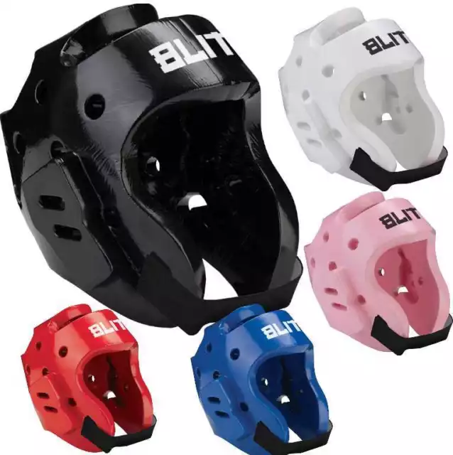 Blitz Sports Dipped Foam Hood Head Guard Muay Thai Boxing Sparring Kickboxing Ka