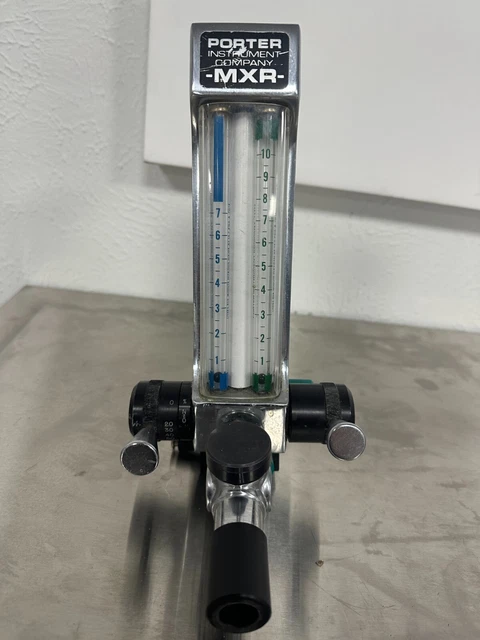 Porter MXR Model 2000 Nitrous & Oxygen Flowmeter