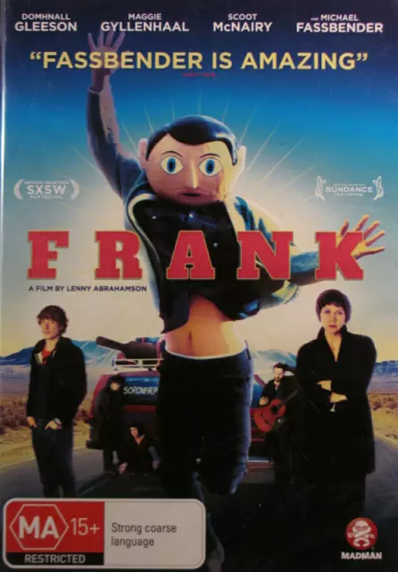 Frank DVD - Sundance Film Festival Movie - R4 Au - COMEDY - Michael Fassbender