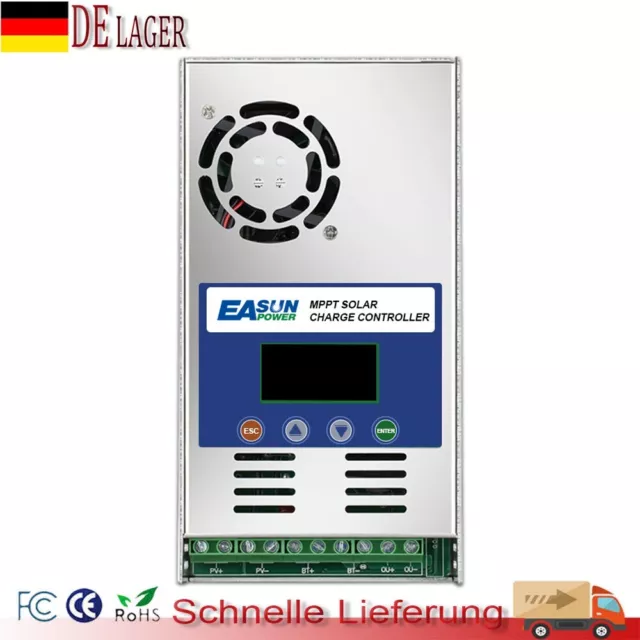 60A MPPT Solar Laderegler Photovoltai Controller 12V 24V 36V 48V MAX PV 150V