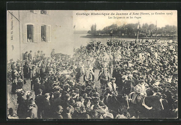 CPA Nevers, Cortege Historique de Jeann d´Arc