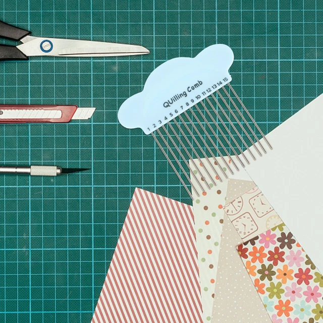 Paper Comb PAPER QUILLING COMB Tool Large Paper-rolling Comb Portable Paper ...
