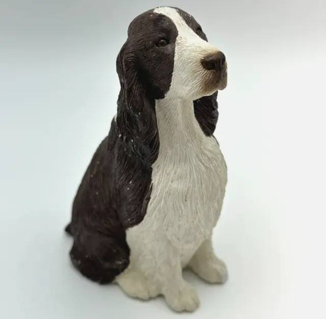 VTG Sandicast Springer Spaniel Figurine Dog K9 Canine 1990 California USA M481