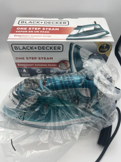 Black+decker IR16X One Step Steam Iron, Turquoise