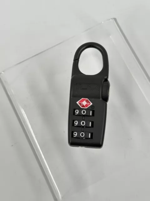 Tumi TSA Combination Lock – Black And Black Letters (K)