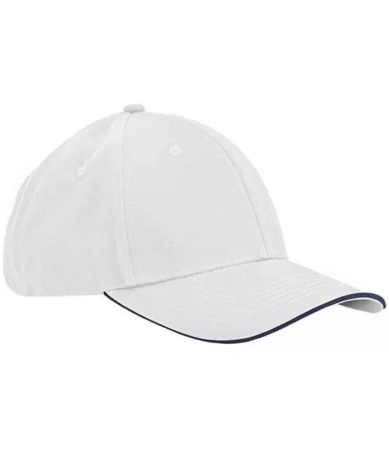 Beechfield Earthaware Classique Organique Cotton 6 Panel Sandwich Pic Casquette