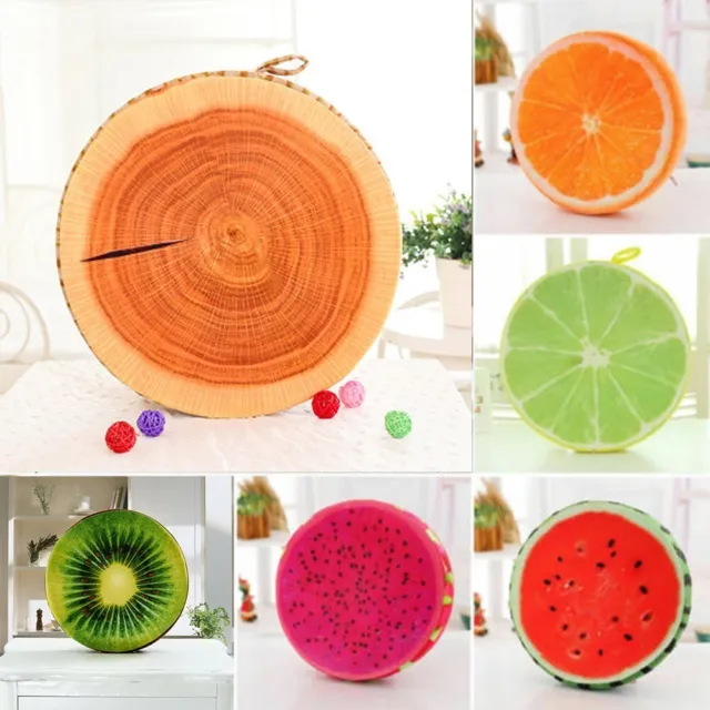 Coussin de chaise de jardin élégant en forme de fruit design pratique et polyv