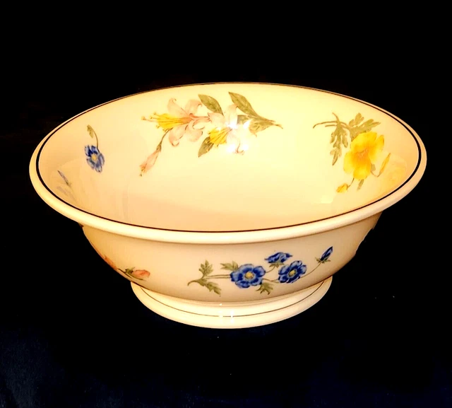 Syracuse China SOUTHERN PACIFIC "Prairie Mountain Wildflowers Master Salad Bowl