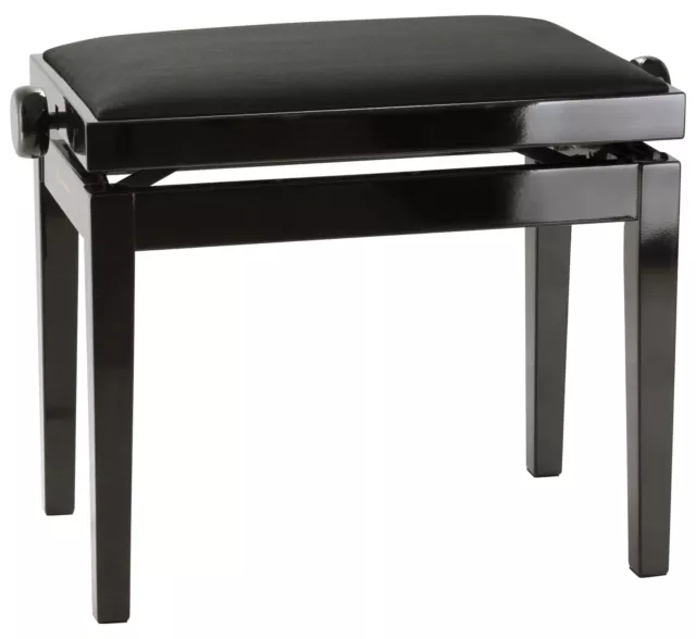 ARTÍCULO DE SEGUNDA MANO K&M 13961 banco de piano acolchado asiento piano banco de piano negro