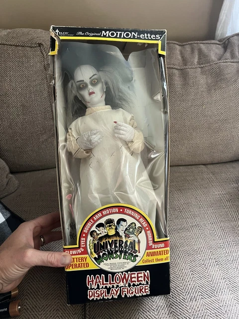 Vintage 1992 Telco Motion-ettes Universal Studios Monsters BRIDE OF FRANKENSTEIN